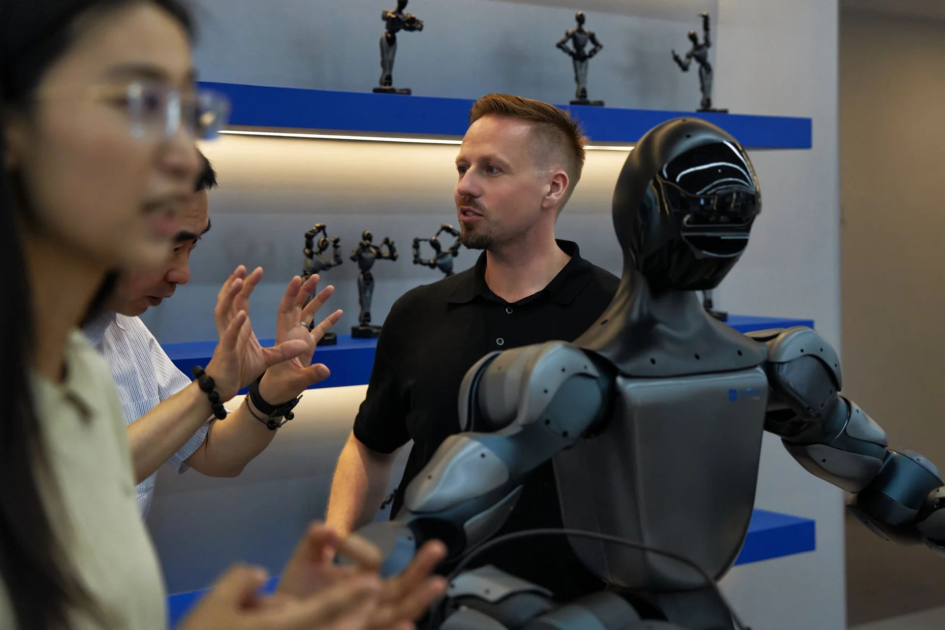 Thomas in discussion at Spirit AI